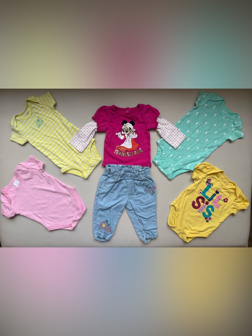 Baby Girl Clothing Lot – 6-Piece Bundle! 💕